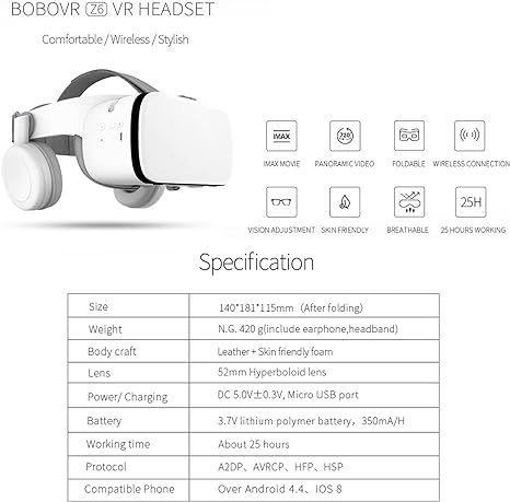 BOBOVR Z6 Virtual Reality Headset
